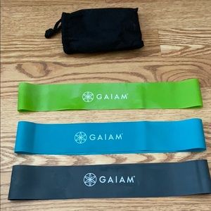 GAIAM resistance bands for legs and booty workouts
